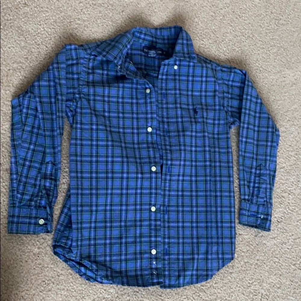 Kids Ralph Lauren Button Down Long Sleeve Shirt